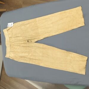 Nordstrom Women's 100% Goat Leather Pants Brand New XS Petite